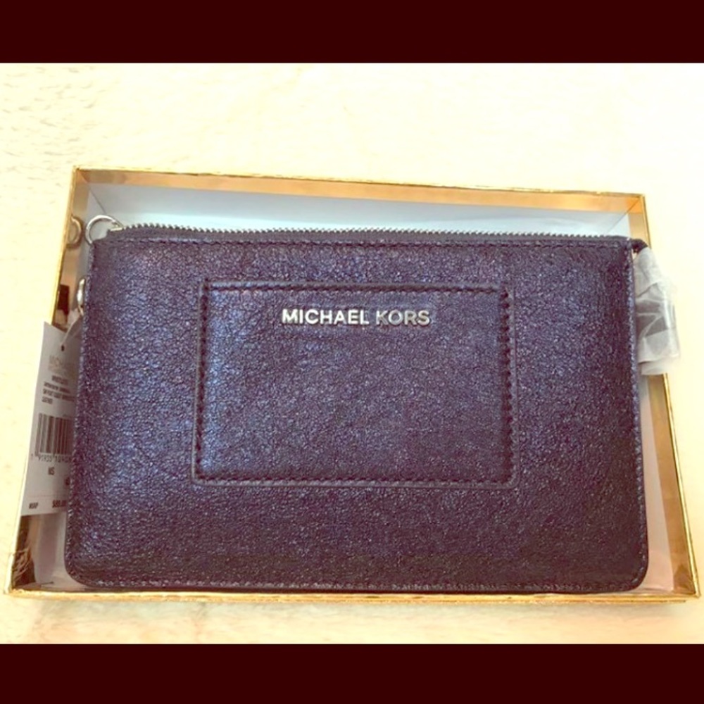 Black Michael Kors Wristlet